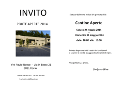 INVITO - Vini Rovio Ronco SA