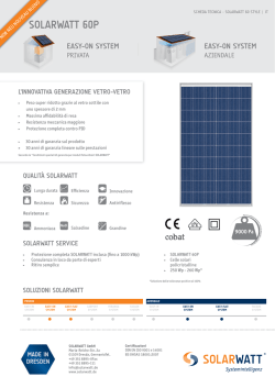 SolarWatt 60P DoubleGlass Datasheet IT