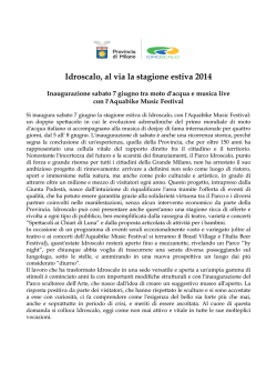 Idroscalo, al via la stagione estiva 2014