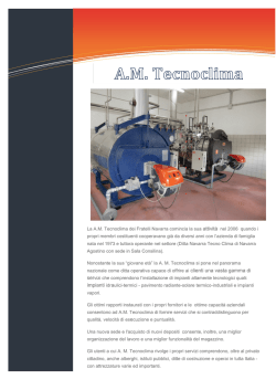 Scarica la Brochure - Consorzio Mediterraneo