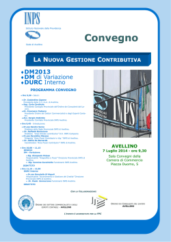 Locandina Convegno - Ordine dei dottori commercialisti e degli