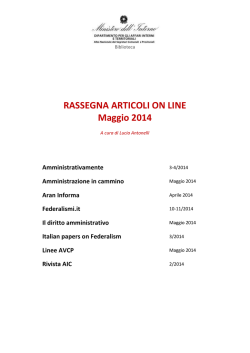 Federalismi.it - daitformazione