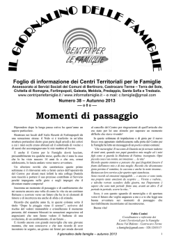 Il Giornalino delle Famiglie