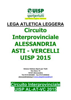 Circuito Interprovinciale ALESSANDRIA ASTI