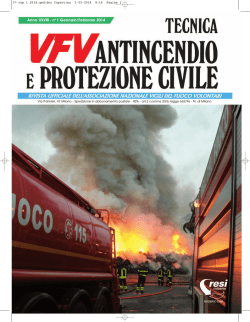 doc Copertina - Associazione Nazionale Vigili del Fuoco Volontari