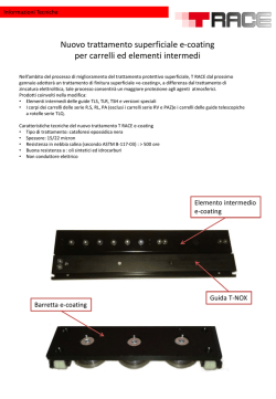 Nuovo trattamento superficiale e-coating