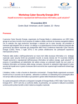 Workshop Cyber Security Energia 2014