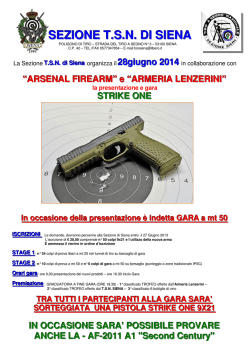 SEZIONE T.S.N. DI SIENA