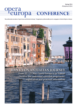CONFERENCE - Opera