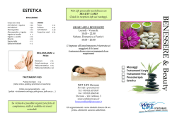 listino trattamenti estetici