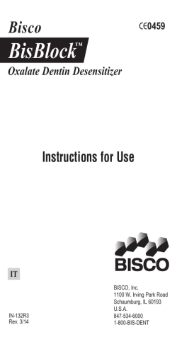 BisBlock - Bisco, Inc.