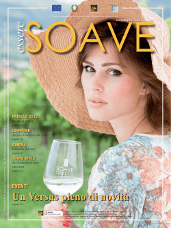 Essere Soave &ndash; EstateAutunno 2014