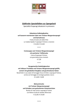 Scarica la scheda ristorante