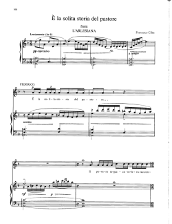 E la solita storia del pastore