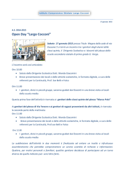 Continuit&agrave; - Istituto Largo Cocconi