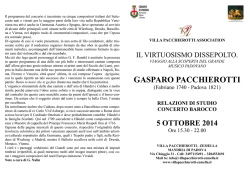 GASPARO PACCHIEROTTI - Padova - Università degli Studi di