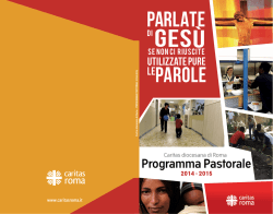 Scarica il Programma Pastorale 2014-2015