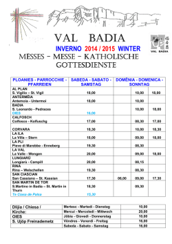 Masses invern Val Badia