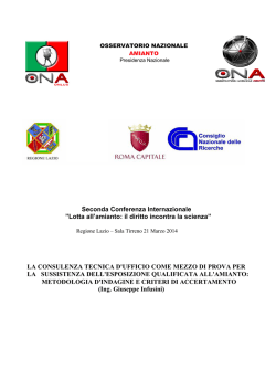 scarica relazione - Ingegnere Giuseppe Infusini