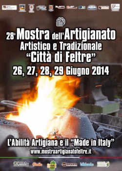 Scarica il catalogo () - Mostra Artigianato Citt&agrave; di Feltre