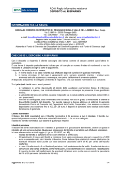 RC01_FI_deposito_risparmio - Banca di Credito Cooperativo di