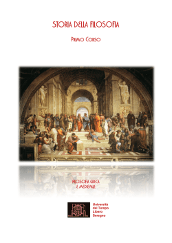 STORIA DELLA FILOSOFIA - Sentieri della mente