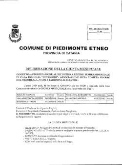 "ghirigori" - associazione meta cometa giarre del minore