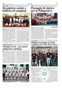 Da palestra sociale a fabbrica di campioni