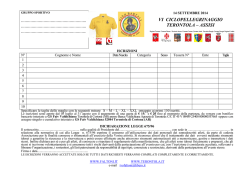 Scarica il MODULO DI ISCRIZIONE