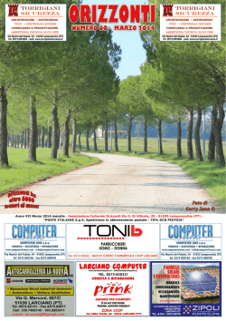 Anno VII Marzo 2014 mensile - Associazione Culturale Orizzonti Via