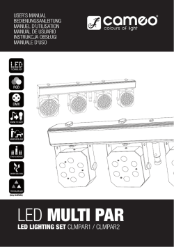 LED MULTI PAR - Musik Produktiv Schweiz