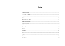 Drinks - La Scarpetta Trattoria