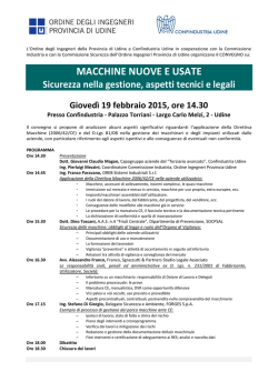 Presentazione e Programma