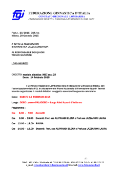 organizzazione modulo didattico md7