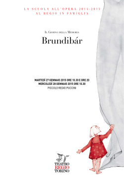 Brundib&aacute;r - Teatro Regio di Torino