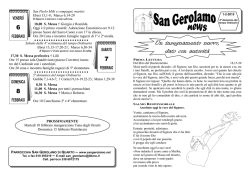 febbraio - San Gerolamo di Quarto