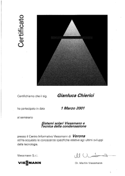 Sistemi solari Viessmann e Tecnica della condensazione
