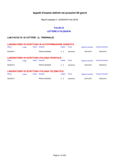 F - L - Studenti