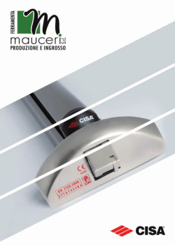 Maniglie antipanico serrature uscita emergenza