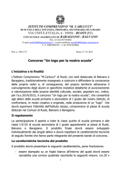 Concorso &ldquo;Un logo per la nostra scuola&rdquo;