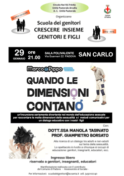 29 gennaio 2015 quando le dimensioni contano(1)