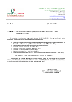COMUNE DI LUGO - INFORMAPERSONALE