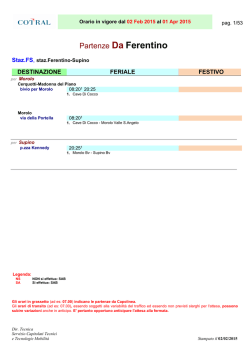 Partenze Da Ferentino