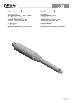 Modello L03 Model L03