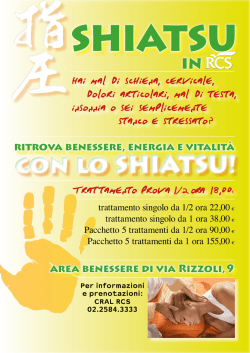 con lo SHIATSU!