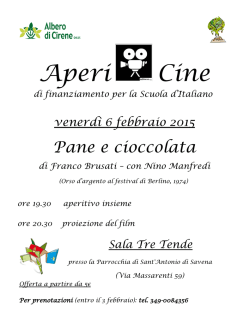 locandina - Albero di Cirene