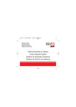 Sistema Richiesta di Udienza Access Request System