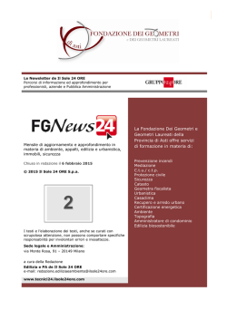 n. 2 &ndash; febbraio 2015 - Studio Tecnico Bortolotti