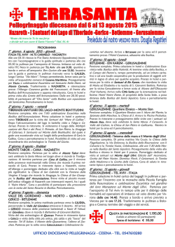 dettagli pellegrinaggio Diocesano 2015 B