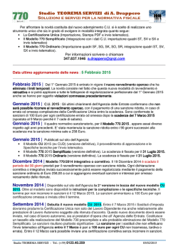 Modello 770 correttivo